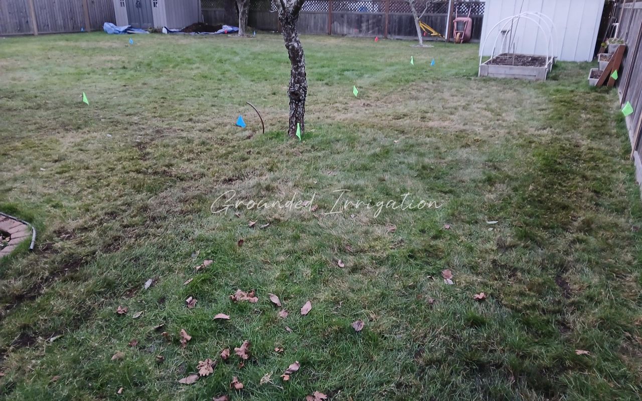 6 after multiple trenches open with tools