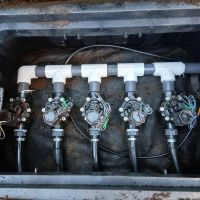 five zone valve bank